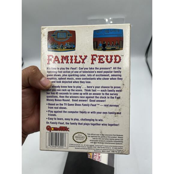 The All New Family Feud NES Game Cart, Sleeve, Box, Manual, Inserts - COMPLETE - Picture 9 of 15